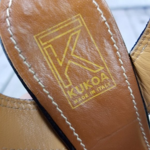 Kukoa open toe stacked heel sandals. Excellent pre-owned condition - Picture 5 of 5